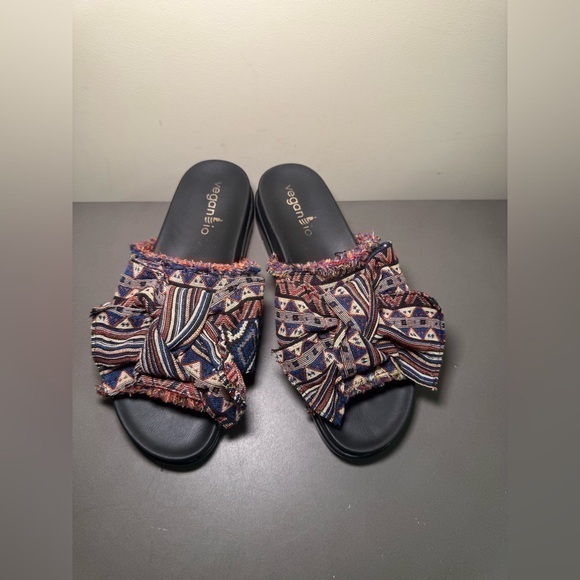 Veganbio Shoes - Women’s Vegan Bio Platform Slides Sandals